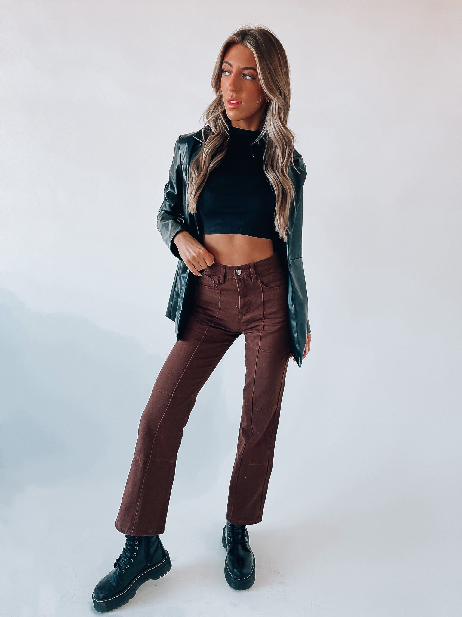 RESTOCKED: Chocolate Boyfriend Denim