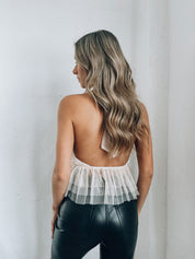 RESTOCKED: Daphne Organza Halter Top
