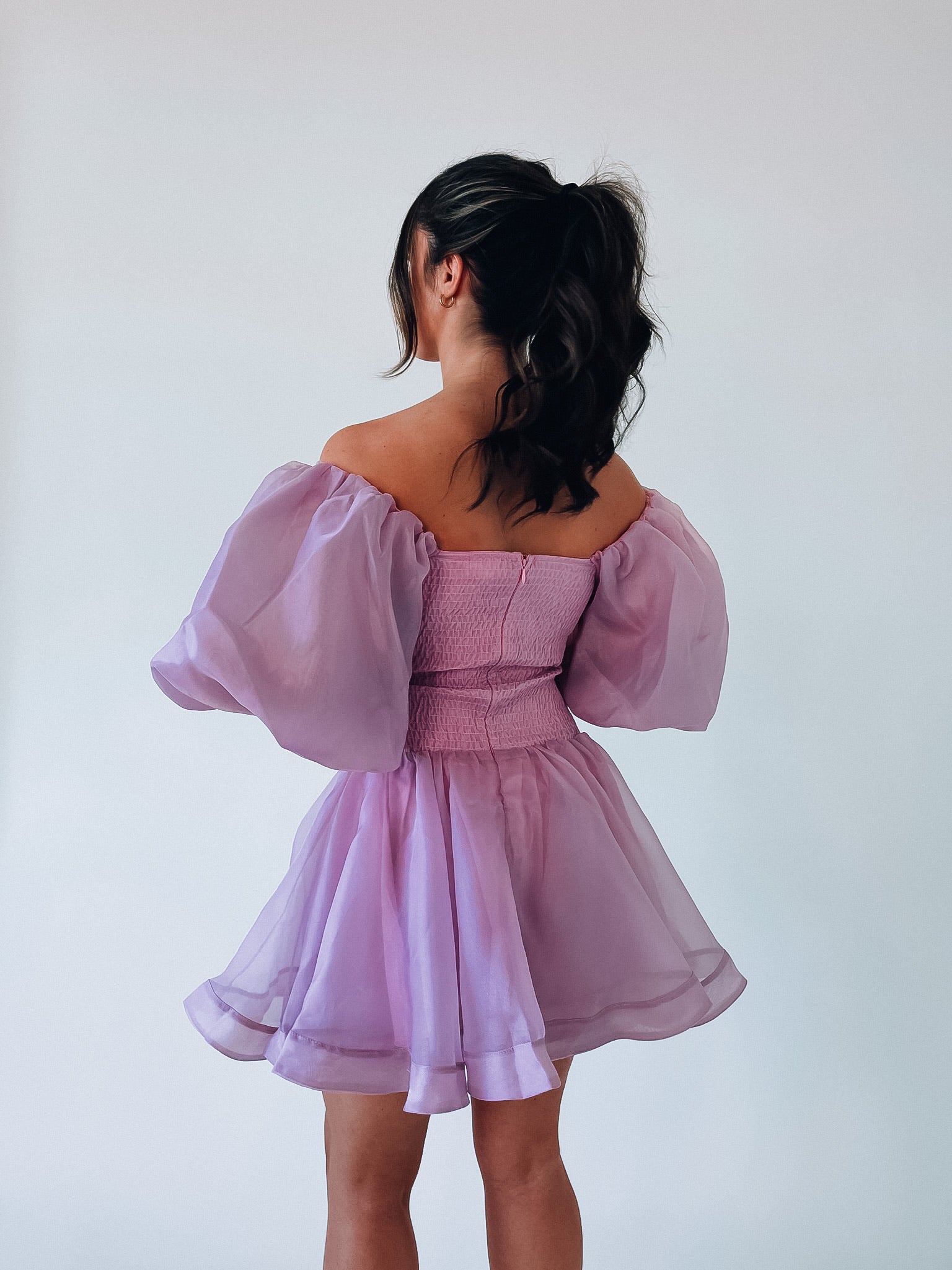 Kaylor Lavender Mini Dress