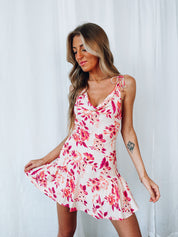 Kailani Cowl Neck Floral Dress