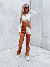 RESTOCKED: White Tie Back Knit Top
