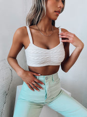 Kalina Knitted Crop Top