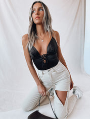 Raquel Front Tie Bodysuit