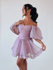 Kaylor Lavender Mini Dress