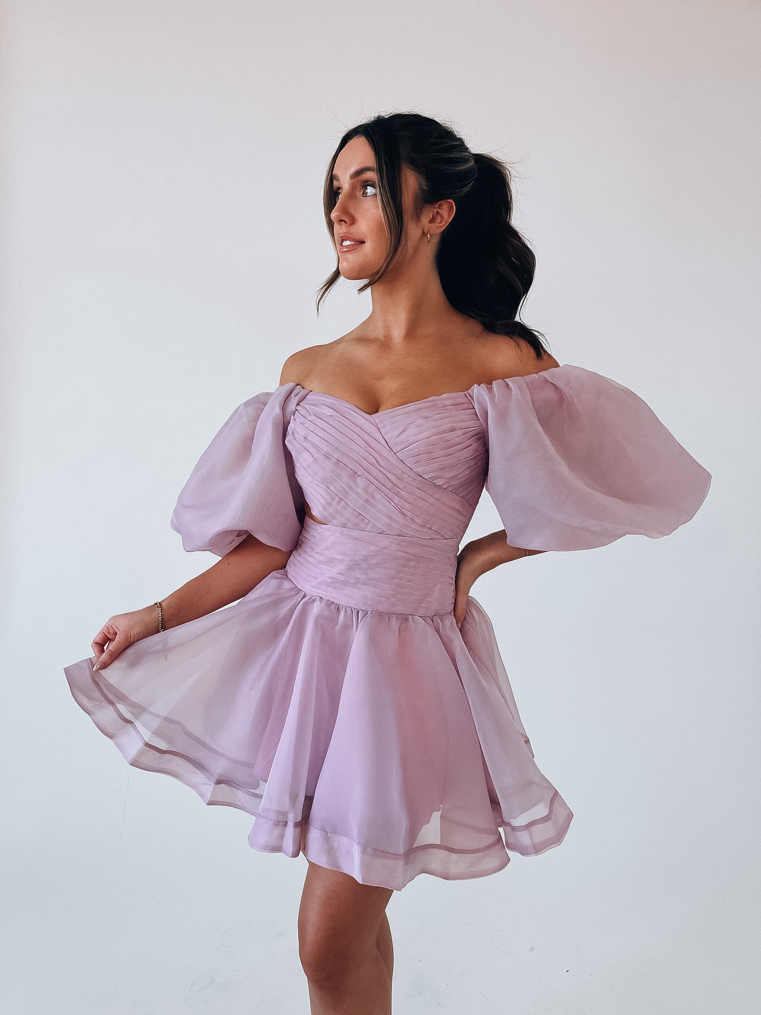 Kaylor Lavender Mini Dress