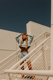 Easton Lounge Shorts In Baby Blue