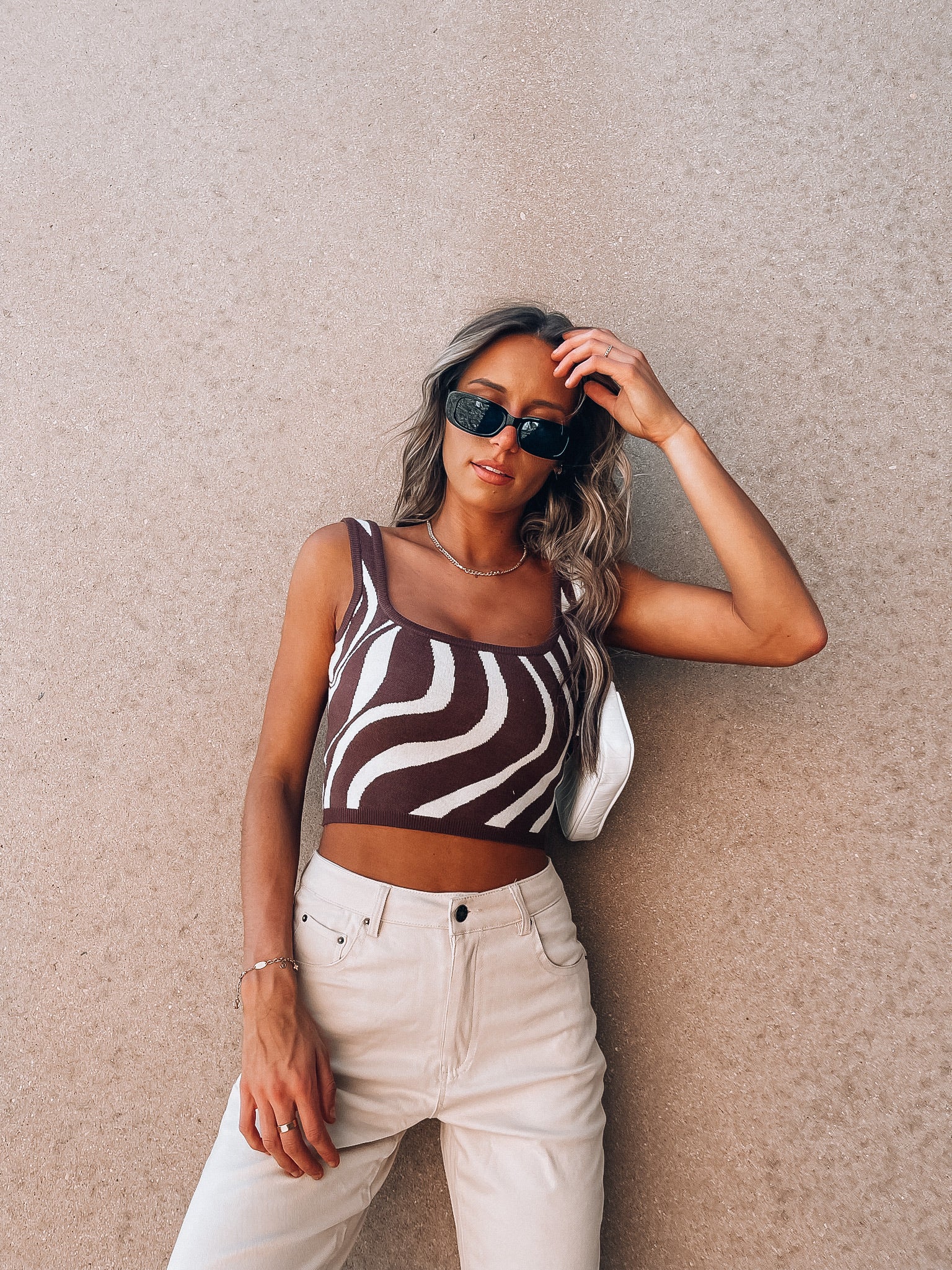 RESTOCKED: Chocolate Waves Knit Top