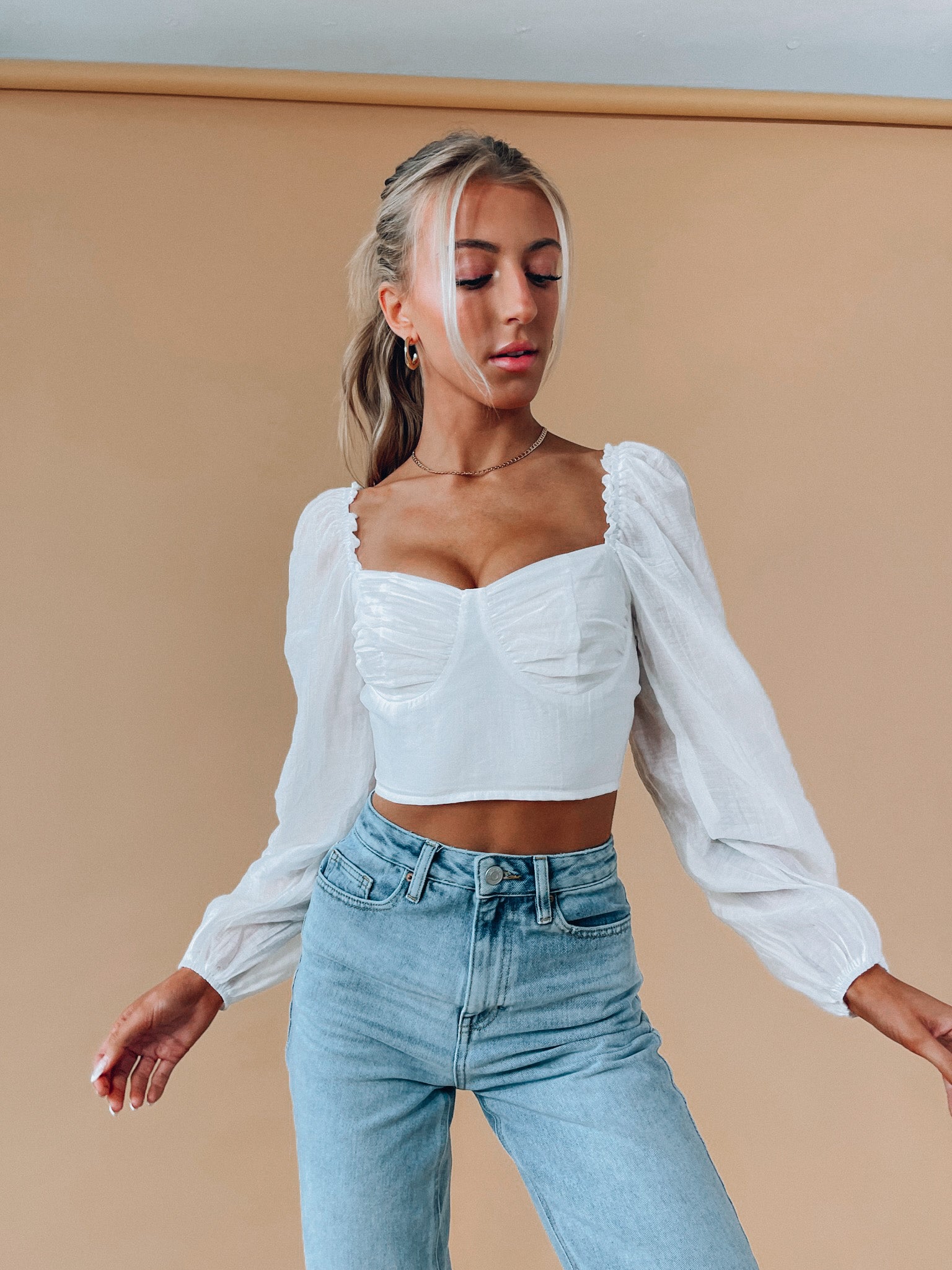 Malani Bustier Long Sleeve