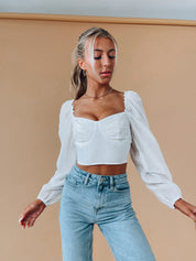 Malani Bustier Long Sleeve