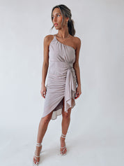 Aryanna Ruched Midi Dress