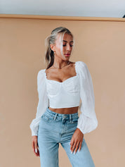 Malani Bustier Long Sleeve