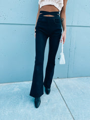 SALE : Dark Denim Boot Cut Pant