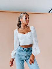 Malani Bustier Long Sleeve