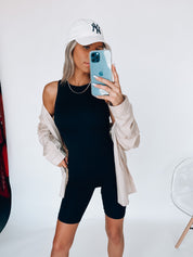 SALE :Keeley Button Up In Beige