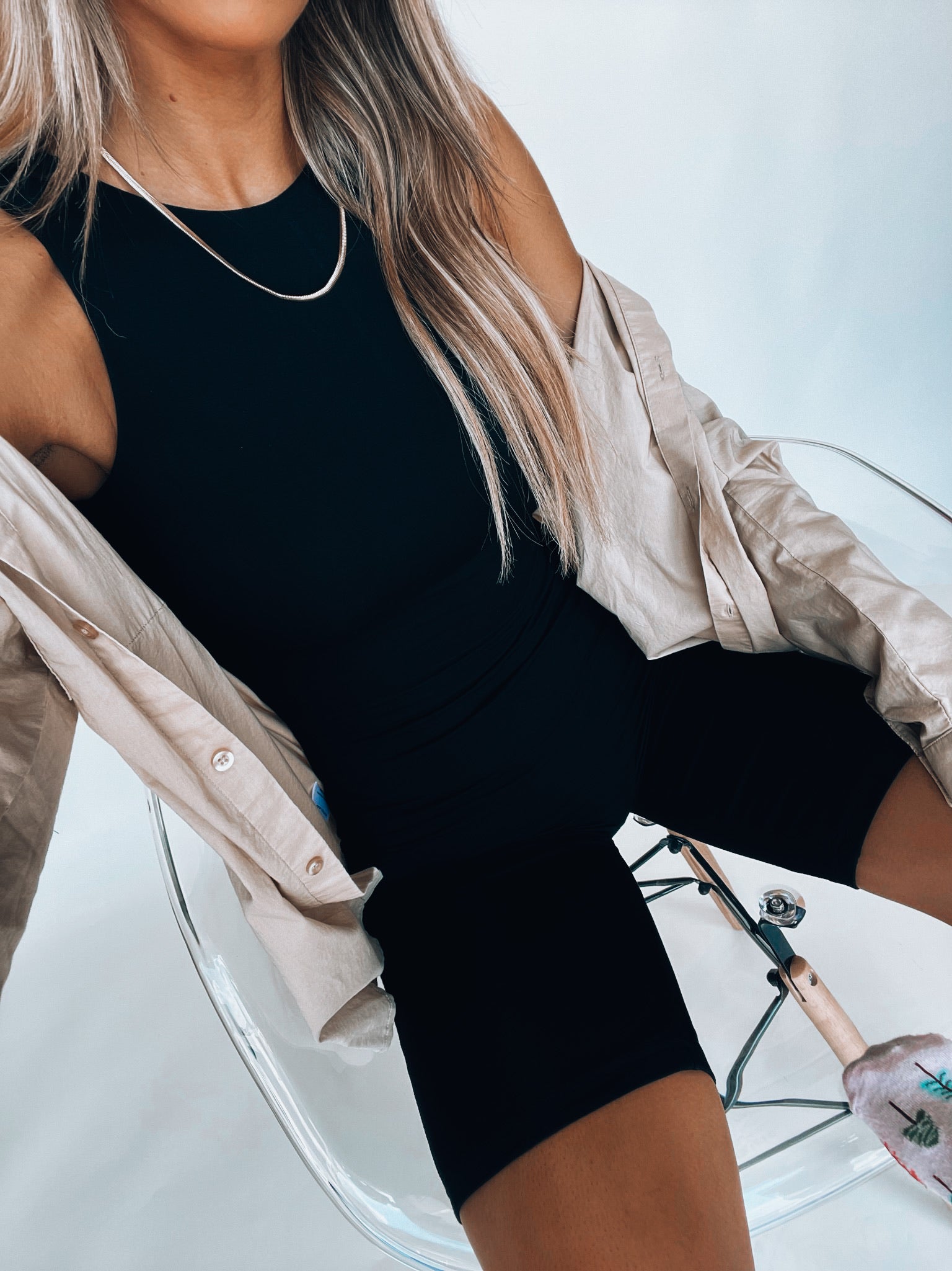 SALE :Keeley Button Up In Beige