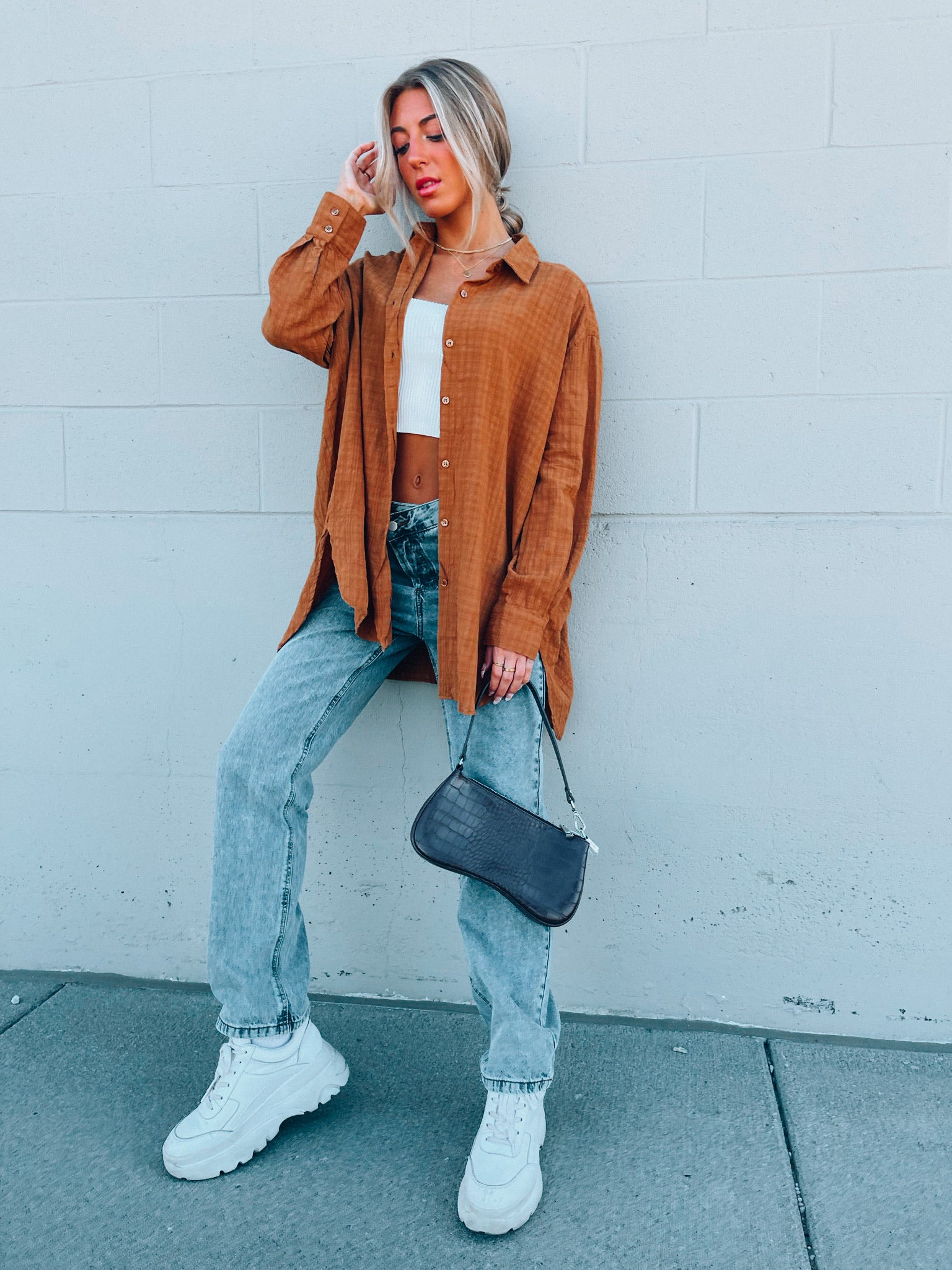 Camel Must Have Button Up