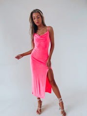 Pink Monika Midi Dress