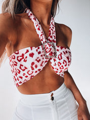 Monika Pink Animal Print Top