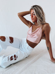 SALE :Clarissa Cowlneck Tank