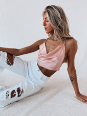 SALE :Clarissa Cowlneck Tank