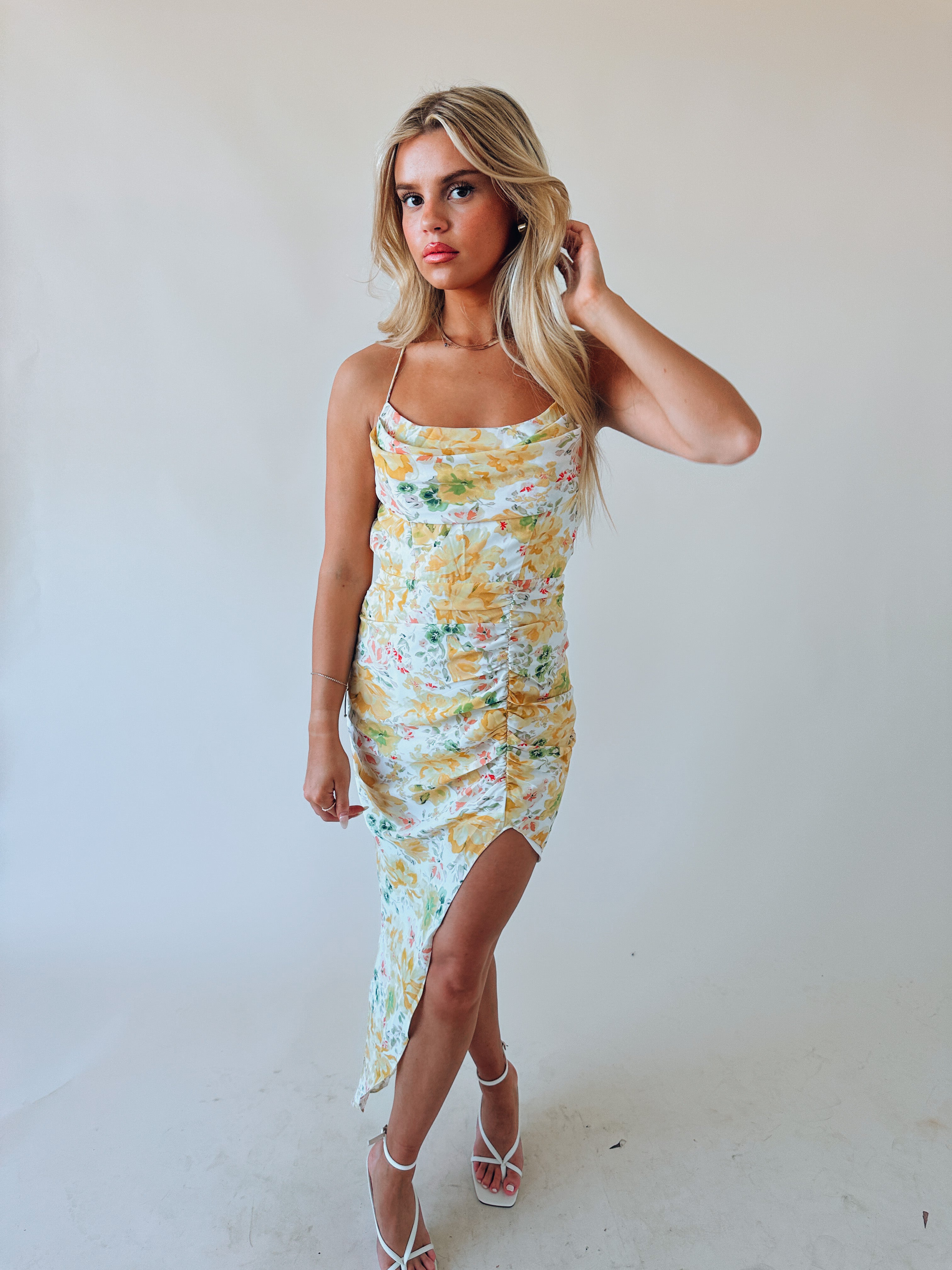 Jemma Floral Midi Dress