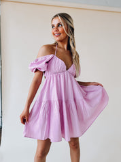 RESTOCKED :Hadlee Off The Shoulder Mini Dress