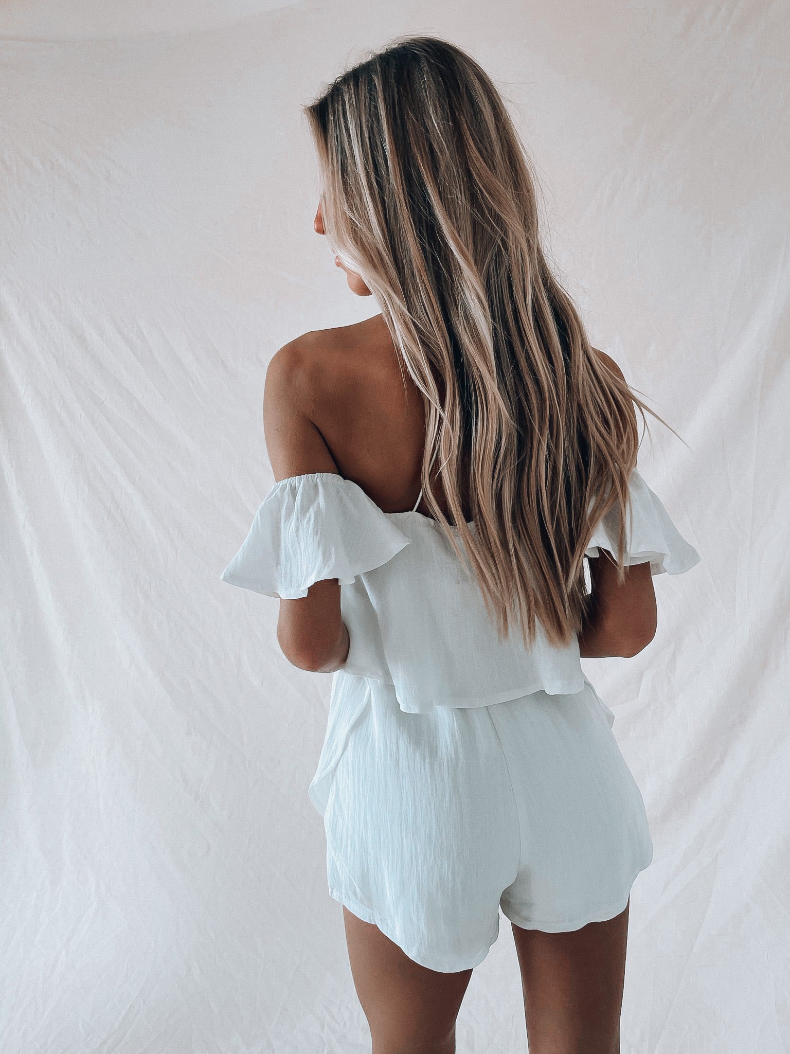 RESTOCKED : Oaklie OTS Romper