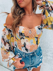 Katerina Floral Bodysuit