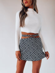 Channing Wrap Mini Skirt