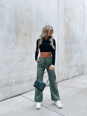 Dusty Green Joggers