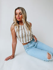 Charlie Textured Sleeveless Top