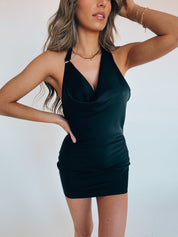 Lala Cowl Neck Mini Dress
