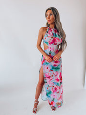 SALE  : Georgina Open Back Midi Dress