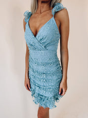 Piper Floral Lace Mini Dress