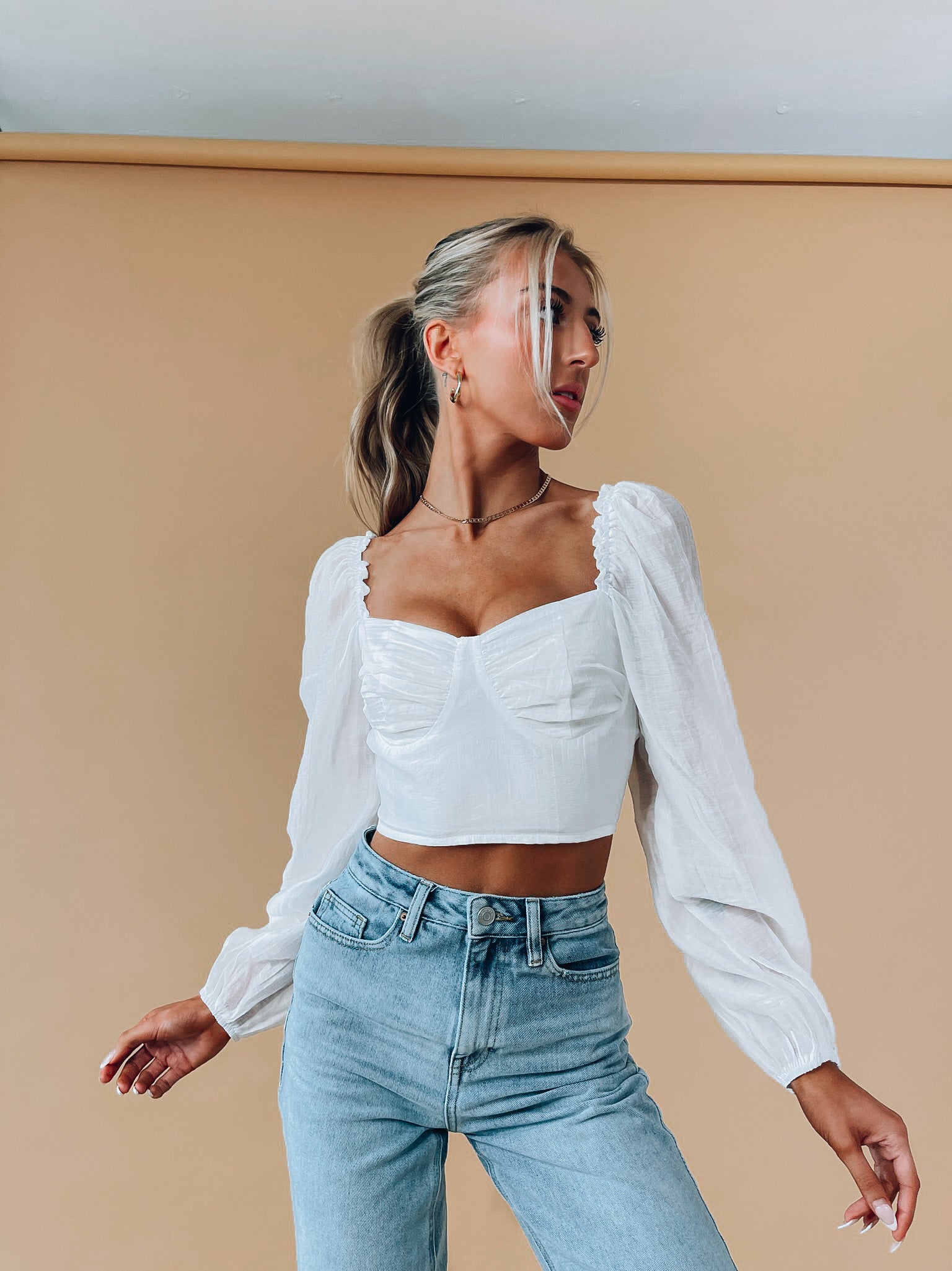 Malani Bustier Long Sleeve