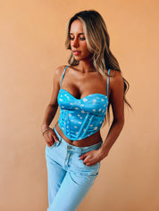 Nellie Floral Bustier