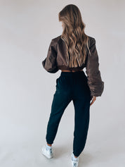 SALE :Black Thermal Joggers