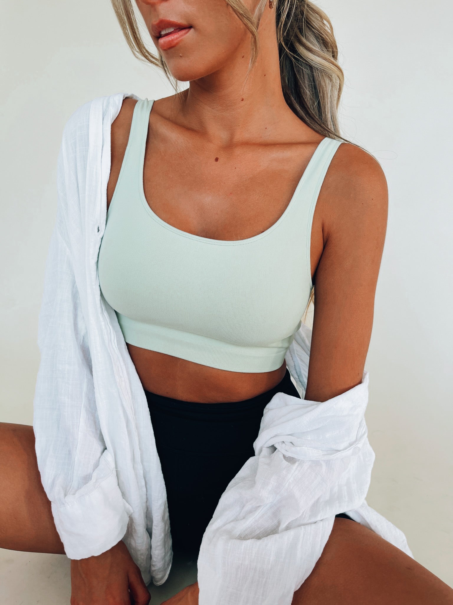 Keller Pistachio Bra Top