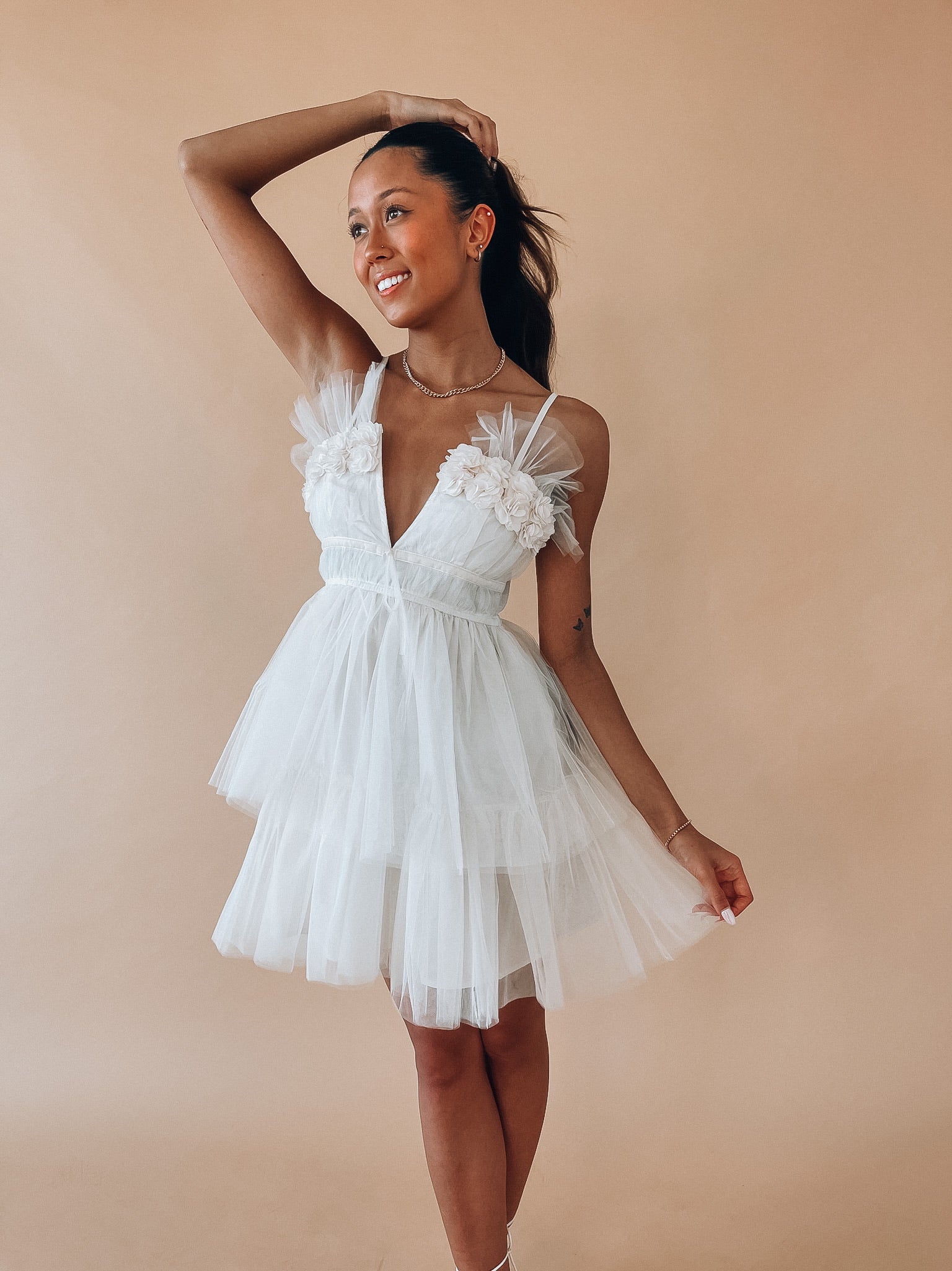 Janelle Tiered Mini Dress