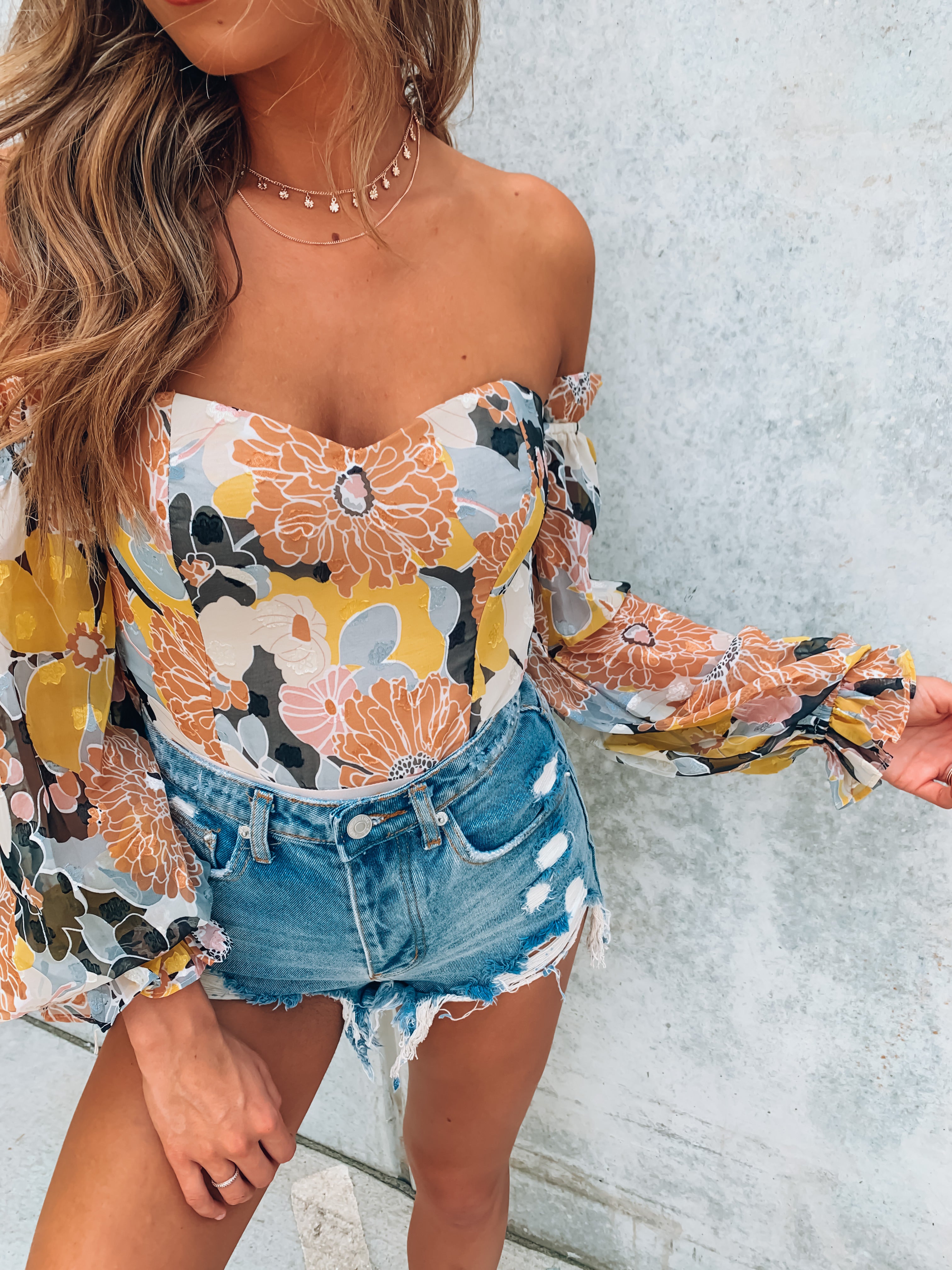Katerina Floral Bodysuit