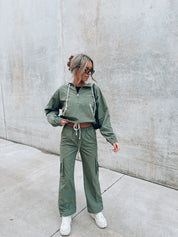 Dusty Green Joggers