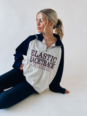 Elastic Racetrack Half Zip
