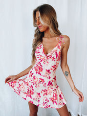Kailani Cowl Neck Floral Dress