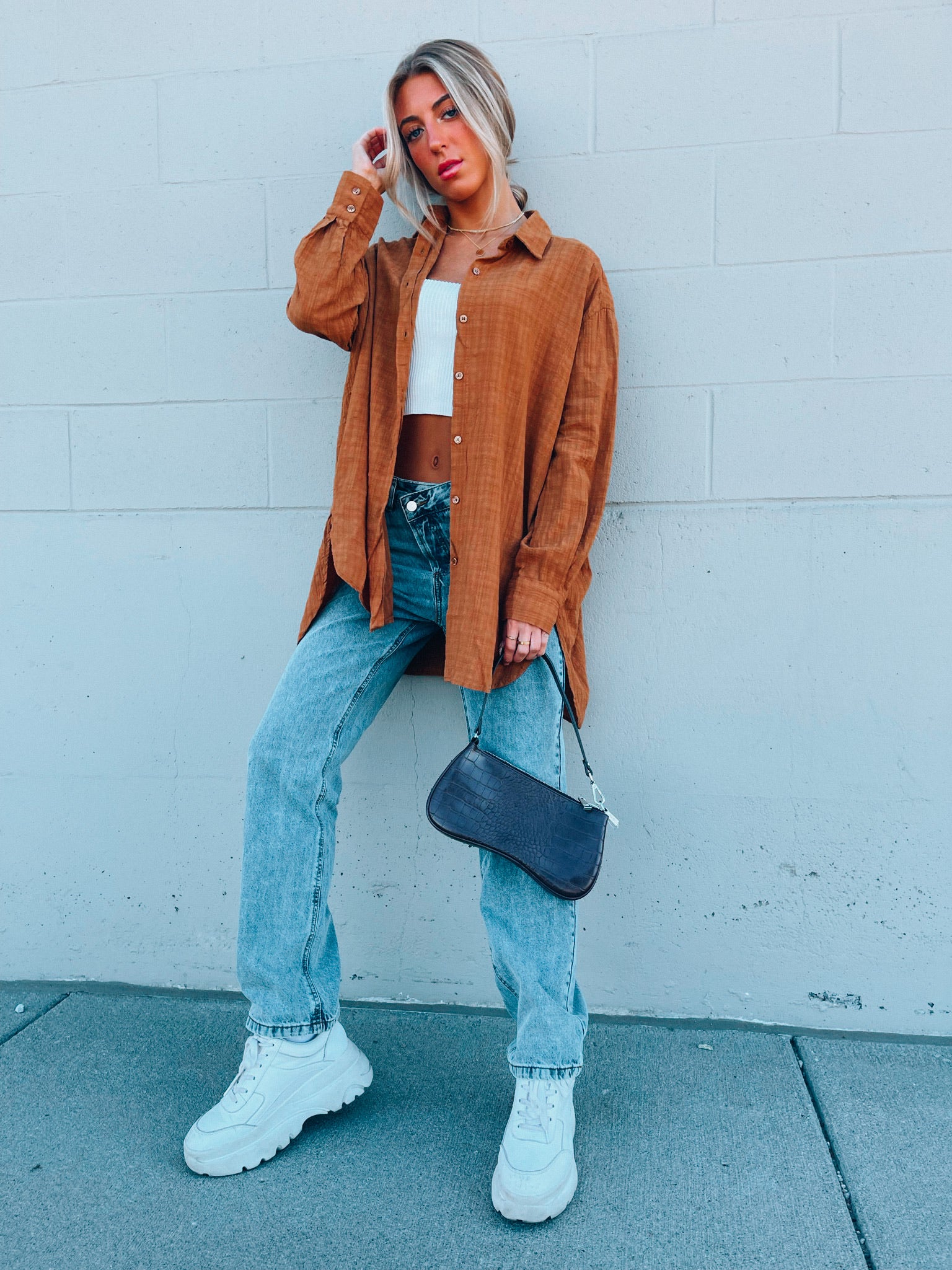 Camel Must Have Button Up