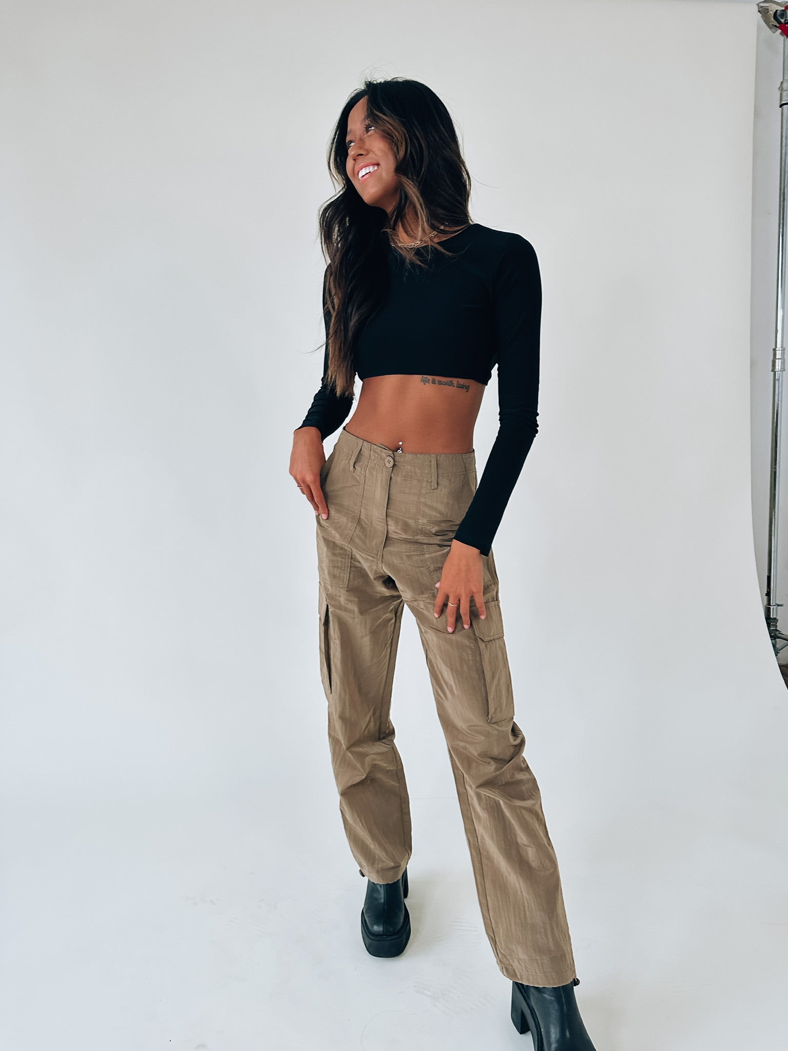 Kairi Open Back Crop Top