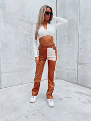 RESTOCKED: White Tie Back Knit Top