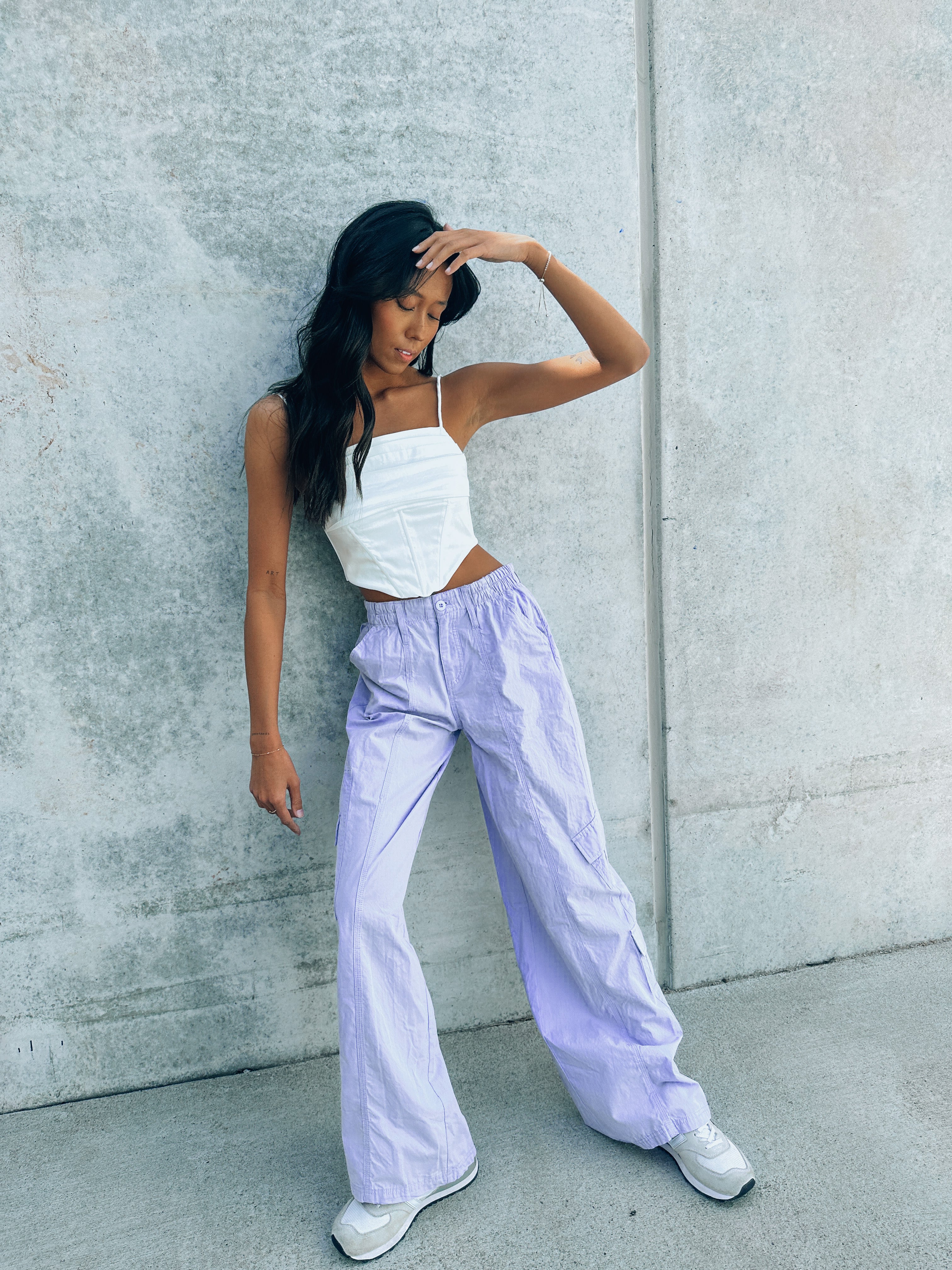RESTOCKED :Lavender Cargo Pants