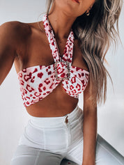 Monika Pink Animal Print Top