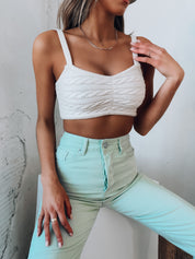 Kalina Knitted Crop Top