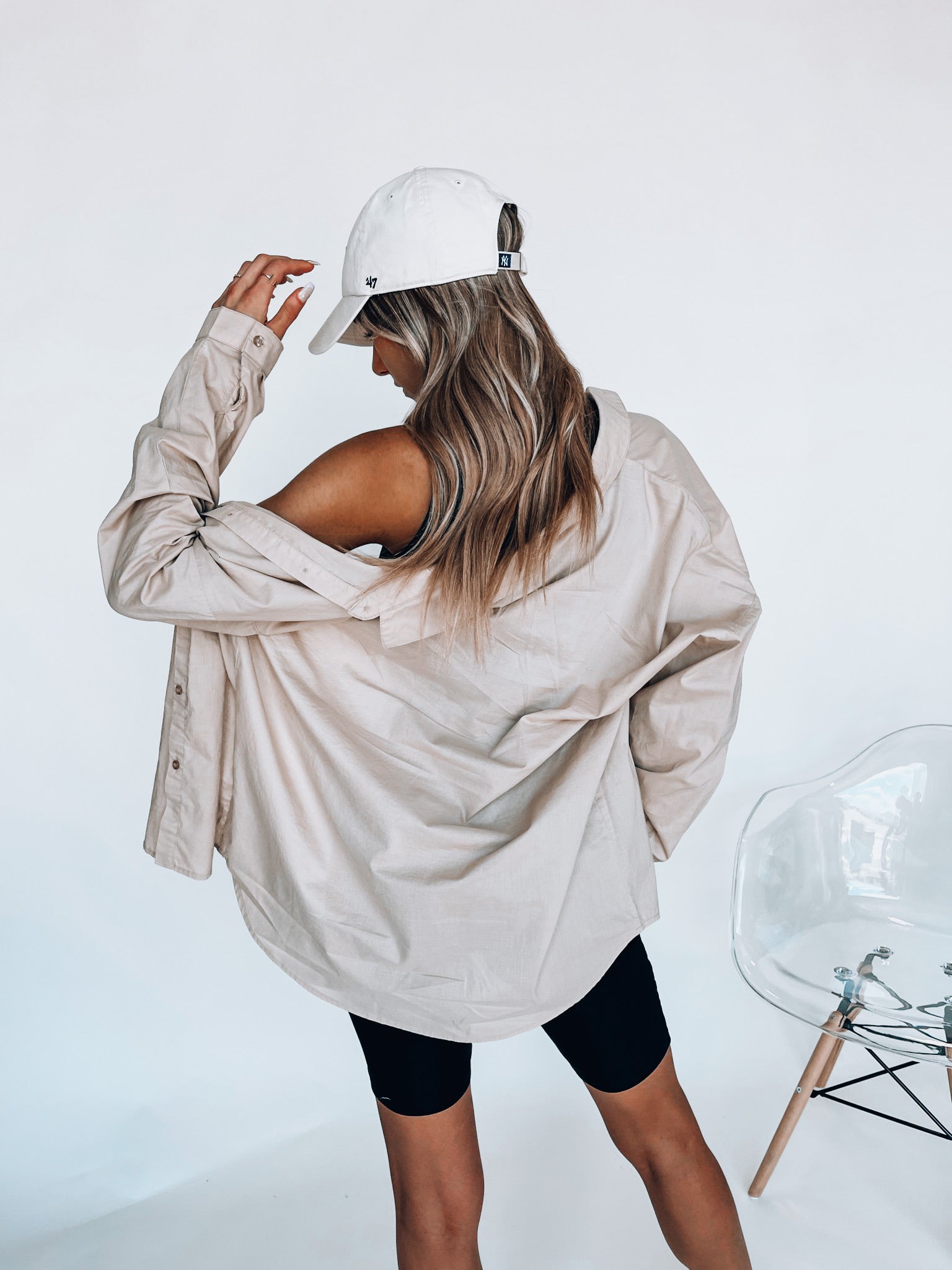 SALE :Keeley Button Up In Beige